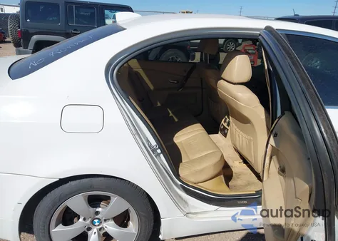 2007 BMW 530I z USA, uszkodzony, nr VIN WBANE735X7CM48520